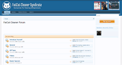 Desktop Screenshot of fatcatcleaner.com